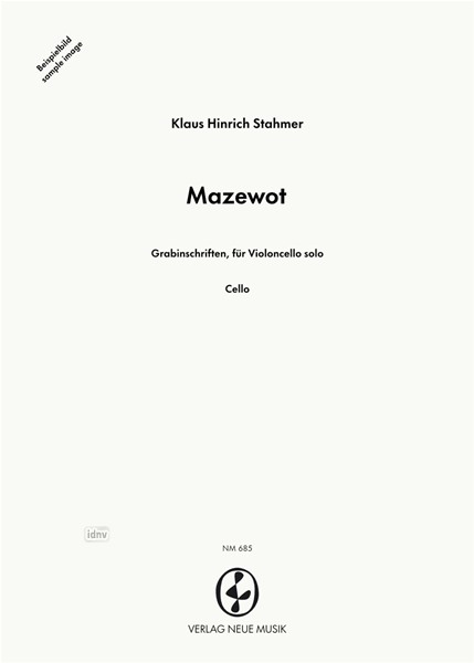 Mazewot für Violoncello solo (1998/2000) Mazewot für Violoncello solo (1998/2000)