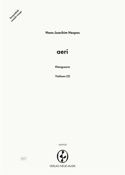 aeri für zwei Violinen (und tänzerische Spur) (2012)