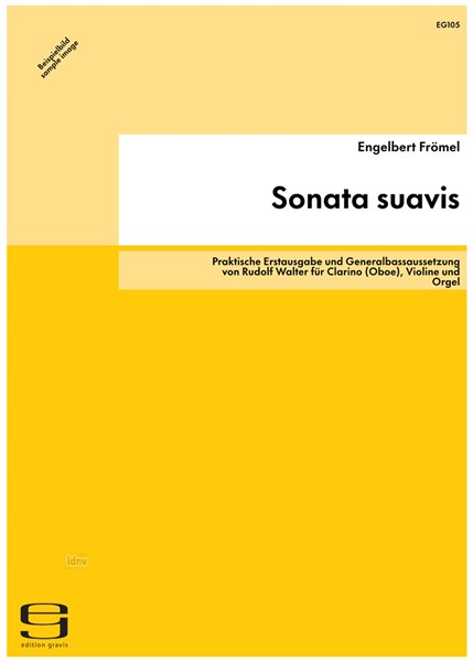 Sonata suavis für Clarino (Oboe), Violine und Orgel