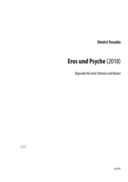 Eros und Psyche für hohe Stimme und Klavier