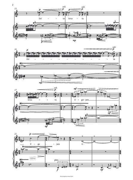 Es redzeju jurinai für Sopran und Klavier (2012) Es redzeju jurinai für Sopran und Klavier (2012)