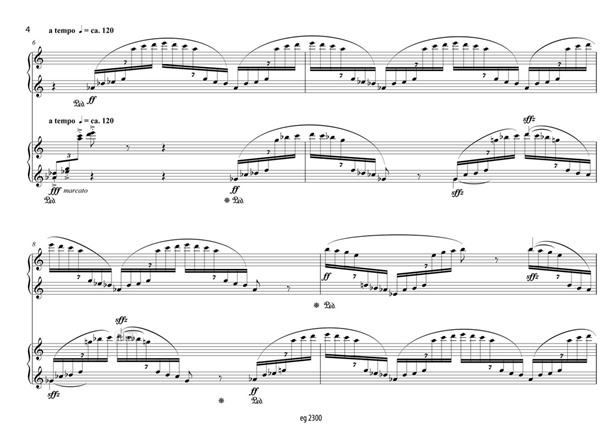 Etude de couleurs für zwei Klaviere op. 115 (2015) Etude de couleurs für zwei Klaviere op. 115 (2015)
