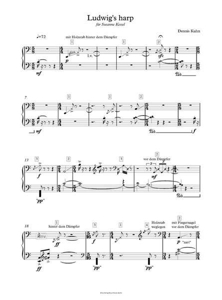 Ludwig's Harp für Klavier (2013) Ludwig's Harp für Klavier (2013)