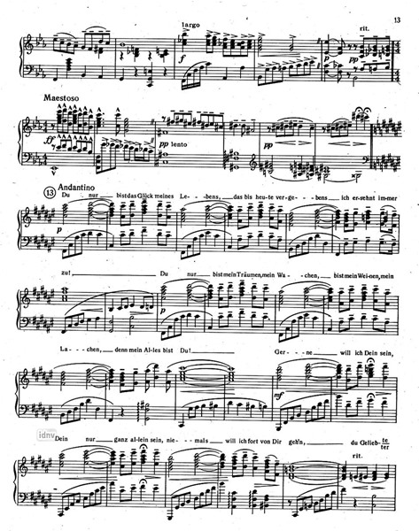 Die Vielgeliebte - großes Potpourri für Klavier Die Vielgeliebte - großes Potpourri für Klavier