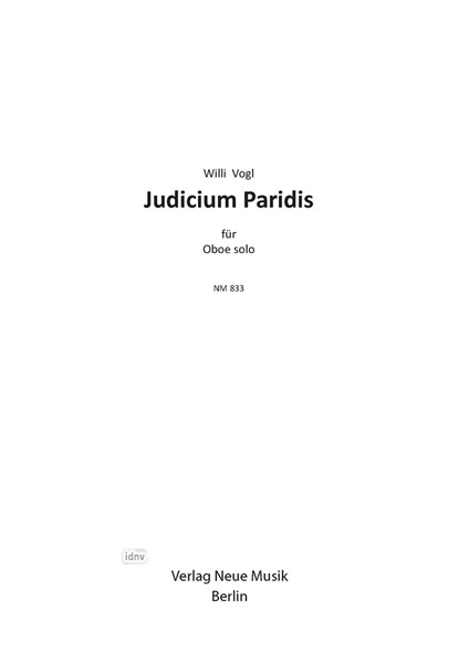 Judicium Paridis für Oboe