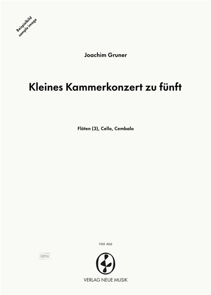 Kleines Kammerkonzert zu fünft für 3 Flöten, Violoncello und Cembalo