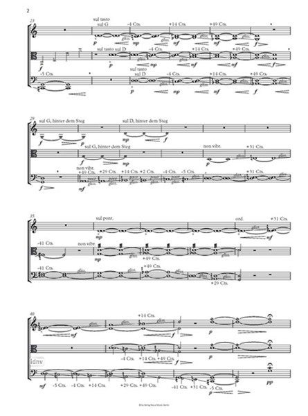 Zweites Streichtrio für Streichtrio (2019) Zweites Streichtrio für Streichtrio (2019)