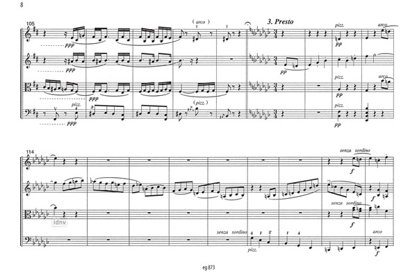 Neun Stücke für Streichquartett op. 45 (1931/36) Neun Stücke für Streichquartett op. 45 (1931/36)