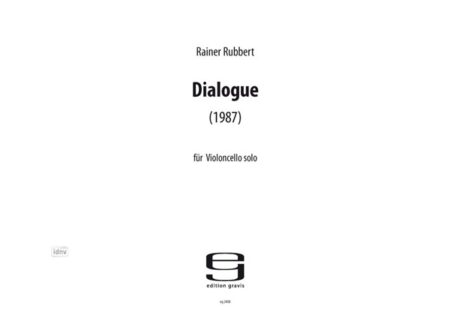 Dialogue für Violoncello solo (1988)