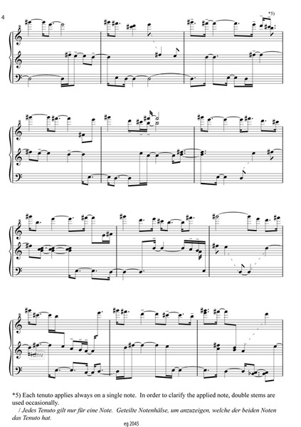 Unvollständige Skale, absteigend für Klavier (2013) Unvollständige Skale, absteigend für Klavier (2013)