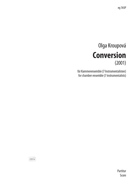 Conversion für Kammerensemble (2001)