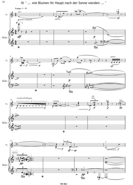 InnenZeit III für Violine und Klavier InnenZeit III für Violine und Klavier
