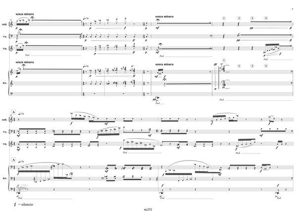 Le tombeau d'une étoile für Altflöte, Violoncello, Vibraphon und Klavier (2016) Le tombeau d'une étoile für Altflöte, Violoncello, Vibraphon und Klavier (2016)