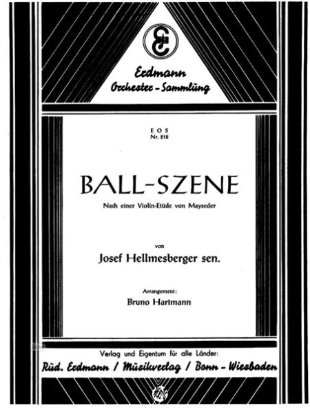Ballszene für Salon-Orchester