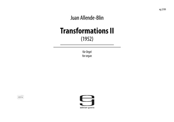 Transformations II für Orgel (1952) Transformations II für Orgel (1952)