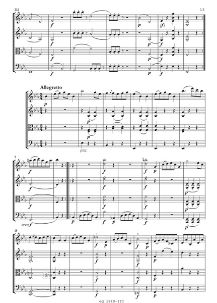 3 Streichquartette für Streichquartett (1808) 3 Streichquartette für Streichquartett (1808)