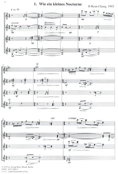 5 Etüden für 4 Gitarren 5 Etüden für 4 Gitarren