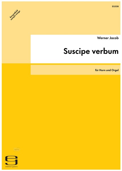 Suscipe verbum für Horn und Orgel (1996)