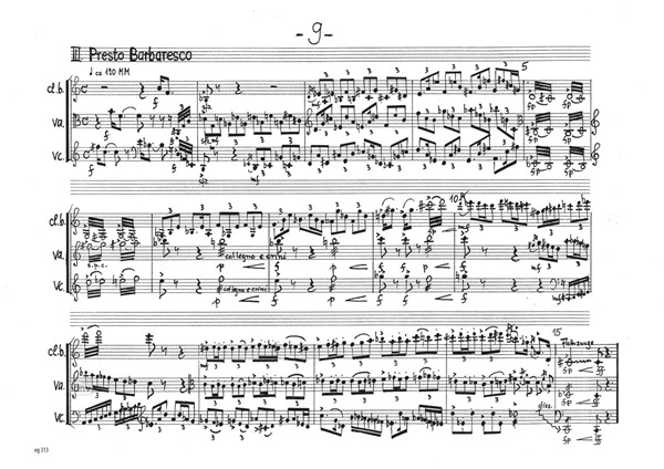 Giuoco a tre für Klarinette, Viola und Violoncello (1992) Giuoco a tre für Klarinette, Viola und Violoncello (1992)