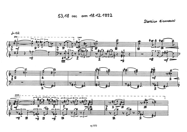 53,18 sec am 18.12.1992 für Klavier (1992) 53,18 sec am 18.12.1992 für Klavier (1992)