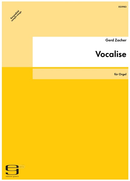 Vocalise für Orgel (1971)