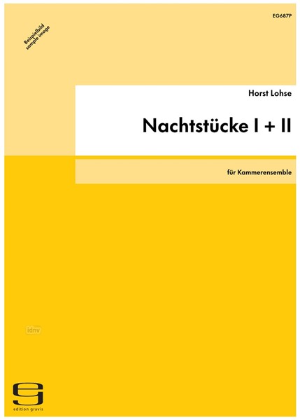 Nachtstücke I + II für Kammerensemble (1999)