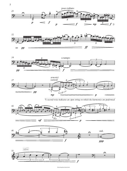 Vagabondaggi dell’arco für Violoncello solo (2021) Vagabondaggi dell’arco für Violoncello solo (2021)