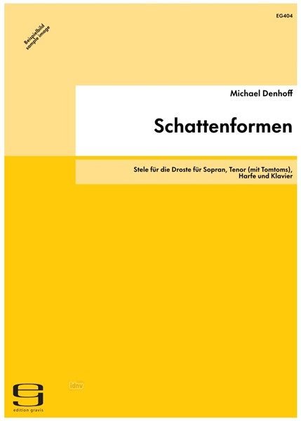 Schattenformen für Sopran, Tenor (mit Tomtoms), Harfe und Klavier op. 69 (1993)