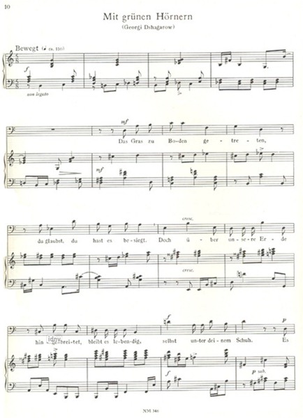 2 Lied-Zyklen für Bariton und Klavier (1. 1970, 2. 1975/76) 2 Lied-Zyklen für Bariton und Klavier (1. 1970, 2. 1975/76)