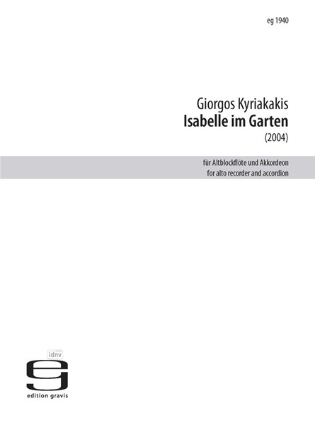 Isabelle im Garten für Akkordeon und Blockflöte (2004)