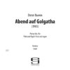 Abend auf Golgatha für Flöte und Orgel (1983)