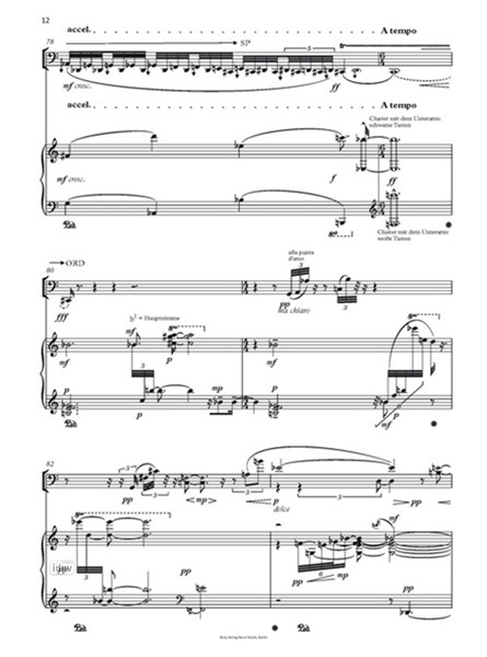 InnenZeit VI für Violoncello und Klavier (2018)