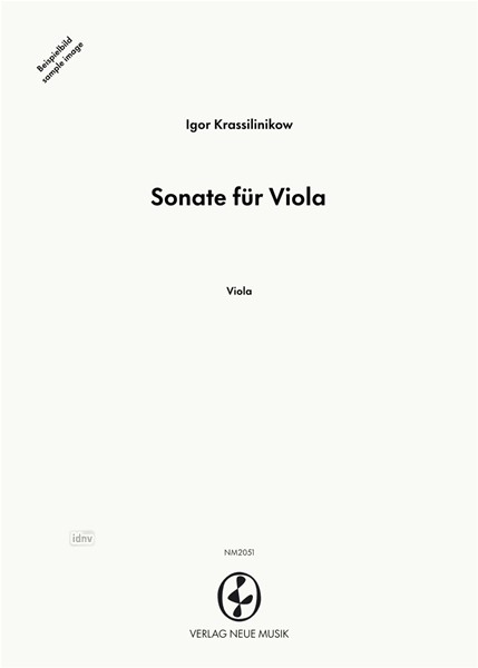 Sonate für Viola