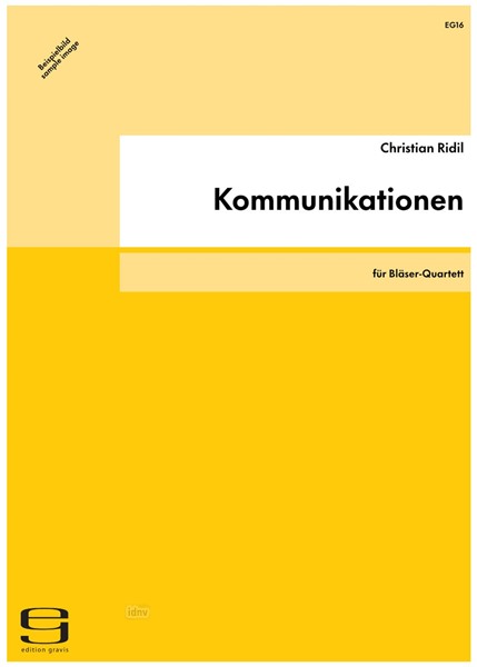 Kommunikationen für Bläser-Quartett (1979)