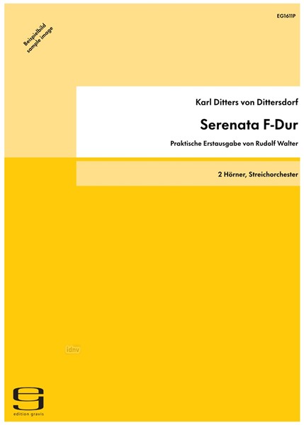 Serenata F-Dur für 2 Hörner und Streichorchester