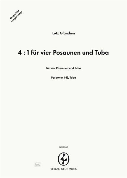 04 :01 für vier Posaunen und Tuba