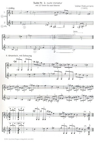Suite Nr. 1 für 2 Gitarren Suite Nr. 1 für 2 Gitarren