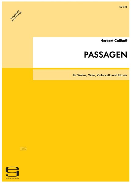 Passagen für Violine, Viola, Violoncello und Klavier (1974)