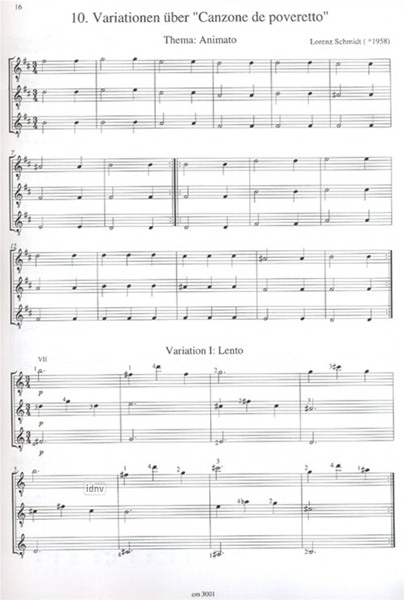 Leichte Stücke für drei Gitarren Leichte Stücke für drei Gitarren