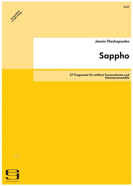 Sappho für mittlere Frauenstimme und Kammerensemble (1981–83)
