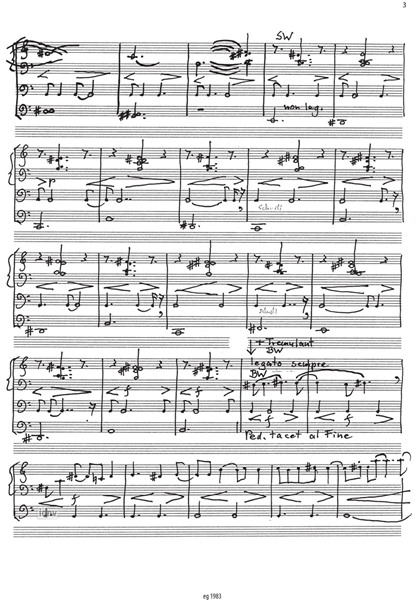 Vocalise für Orgel (1971)