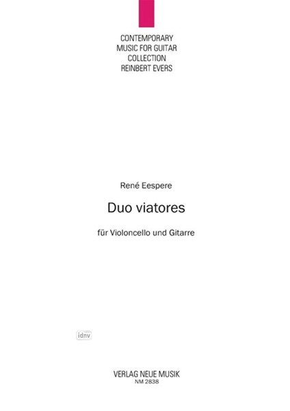 Duo viatores für Violoncello und Gitarre (2017)