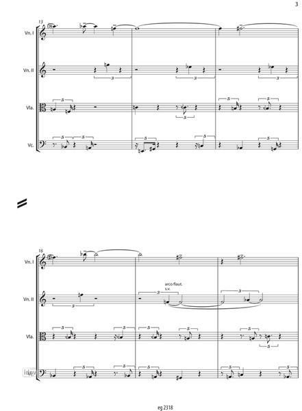 Study No. 438 für Streichquartett (2014) Study No. 438 für Streichquartett (2014)