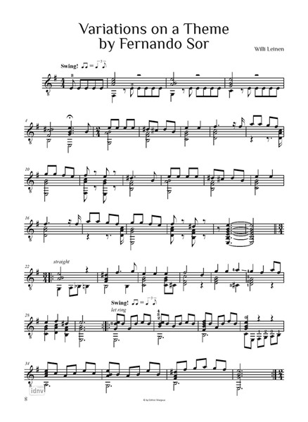 Four Hommages für Gitarre solo Four Hommages für Gitarre solo