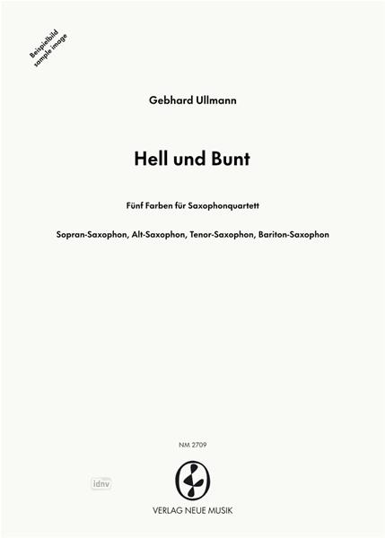 Hell und Bunt für Saxophonquartett