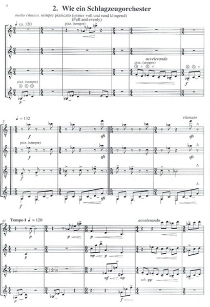 5 Etüden für 4 Gitarren 5 Etüden für 4 Gitarren