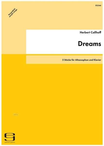 Dreams für Altsaxophon und Klavier (1996)