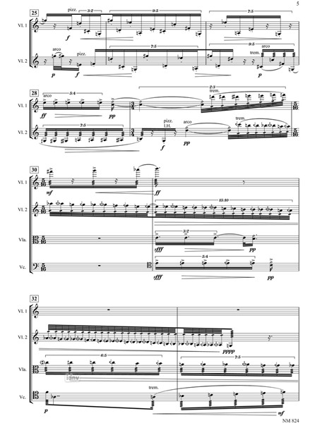 Krunk für Streichquartett Krunk für Streichquartett