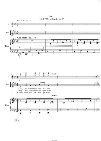 Was willst du hier? für einstimmigen Kinderchor, Solorollen (Gesang), Sprechrollen, Flöte und Klavier (auch Schlagwerk) (2016) Was willst du hier? für einstimmigen Kinderchor, Solorollen (Gesang), Sprechrollen, Flöte und Klavier (auch Schlagwerk) (2016)