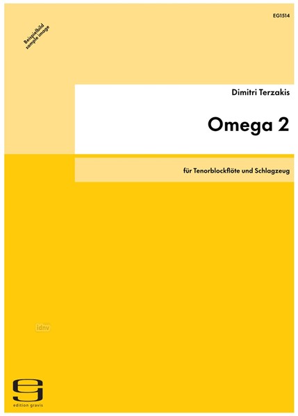 Omega 2 für Tenorblockflöte und Schlagzeug (1983)